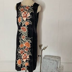 Tommy Bahama Black Floral Dress